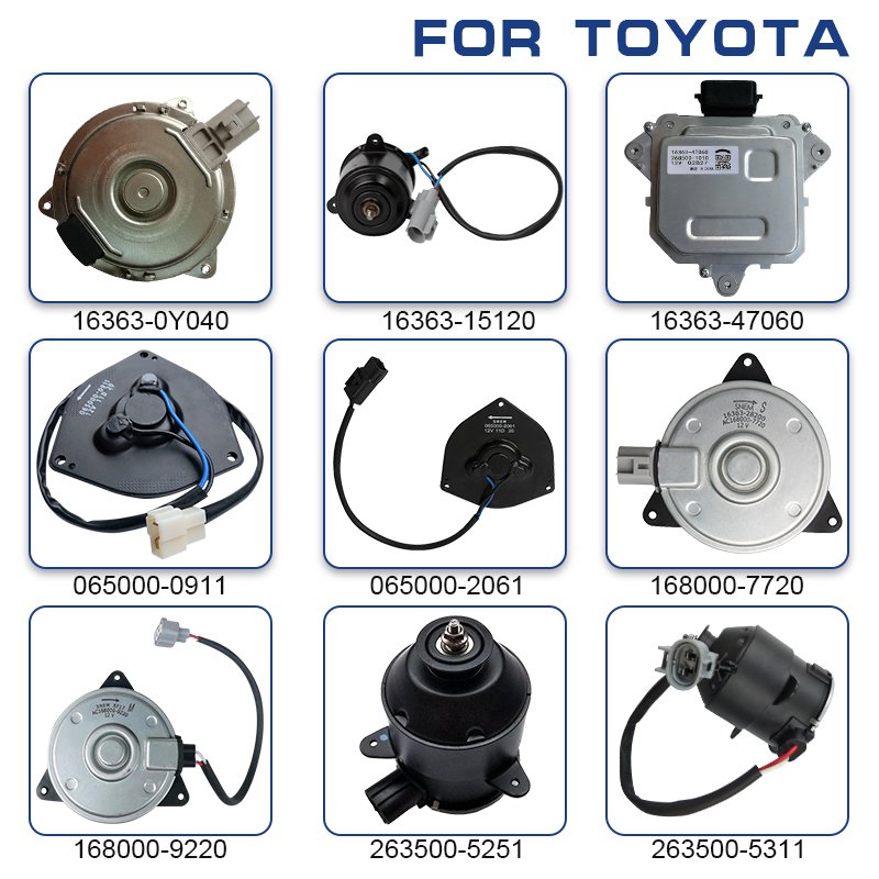 Radiator Cooling Fan Motor for Toyota Camry LEXUS 263500-5311 16363-74370