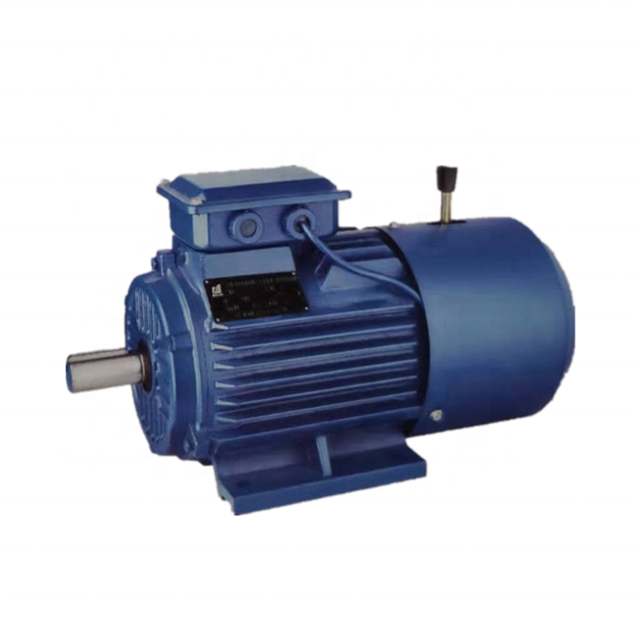 YEJ Three-phase AC Asynchronous Induction Electric Motor Series Electromagnetic Braking 1.1kw 1.5 HP Cast Iron IE 2 Class F IP55