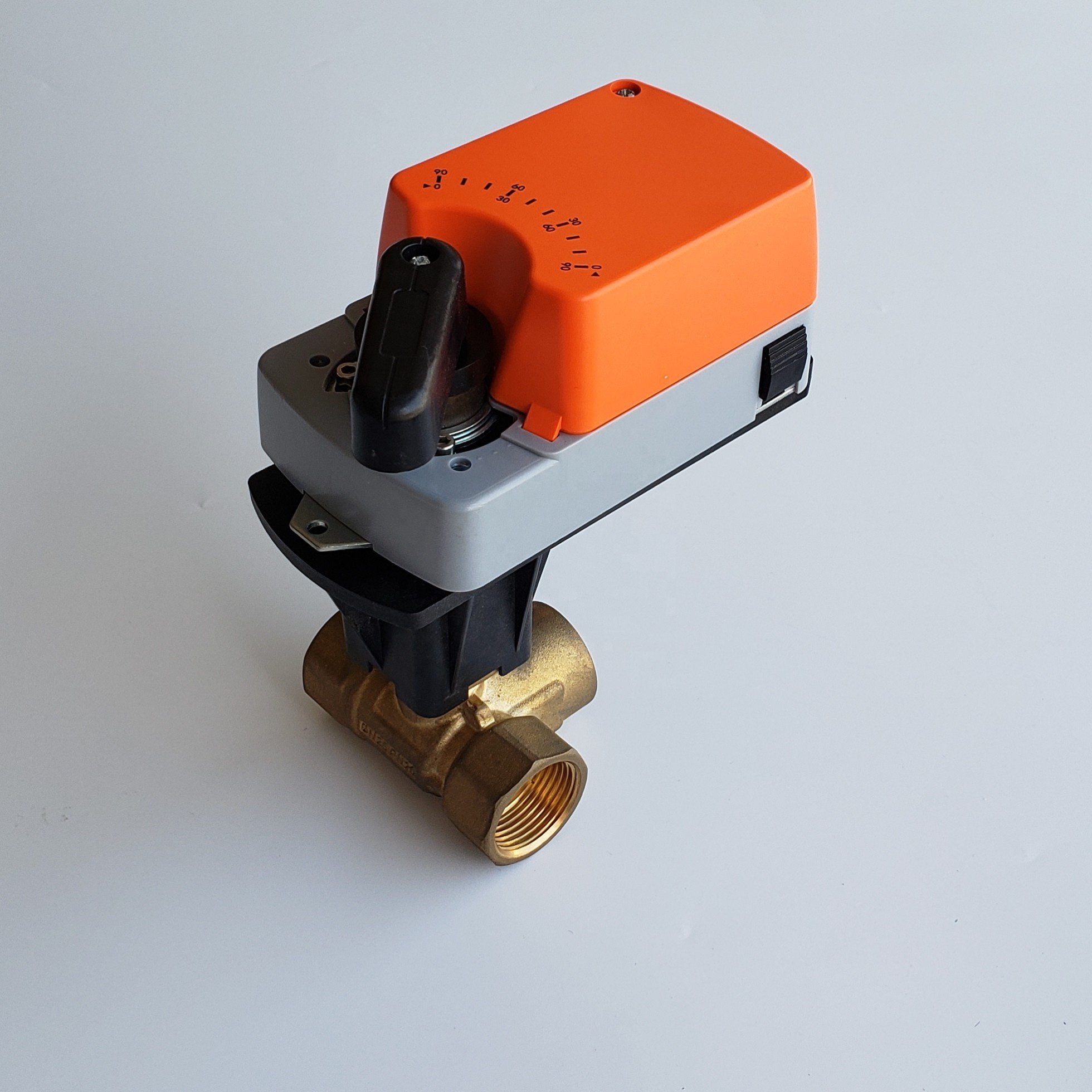 DN25 PN20 3 Way Electric Valve Auto Automatic Ball Control Motor Drive Motorized Actuator Operated Ball Valve