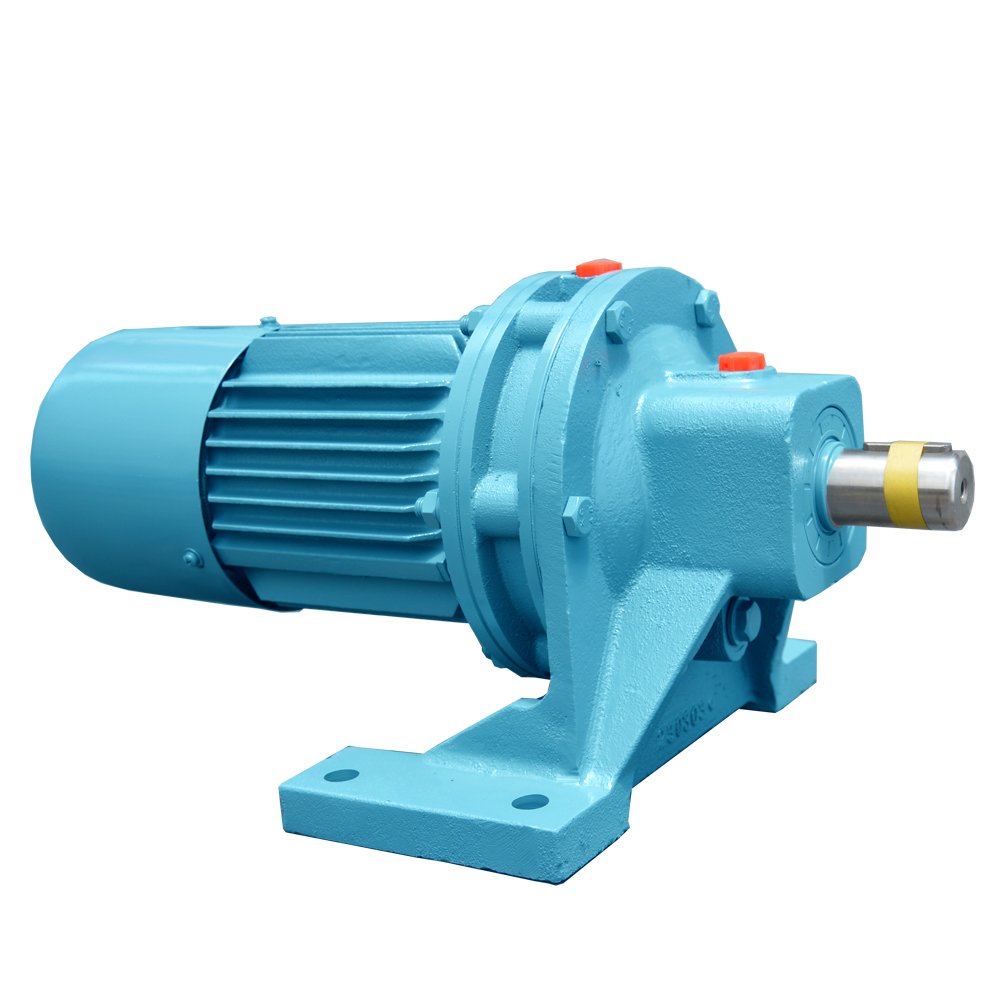 3 Phase 10hp Electric Motor Gearbox Cycloidal Gear Speed Reducer Motor With Gearbox Cast Iron Single-Reduction Worm Reducer