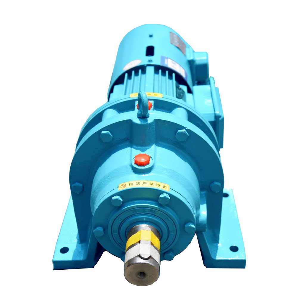 3 Phase 10hp Electric Motor Gearbox Cycloidal Gear Speed Reducer Motor With Gearbox Cast Iron Single-Reduction Worm Reducer