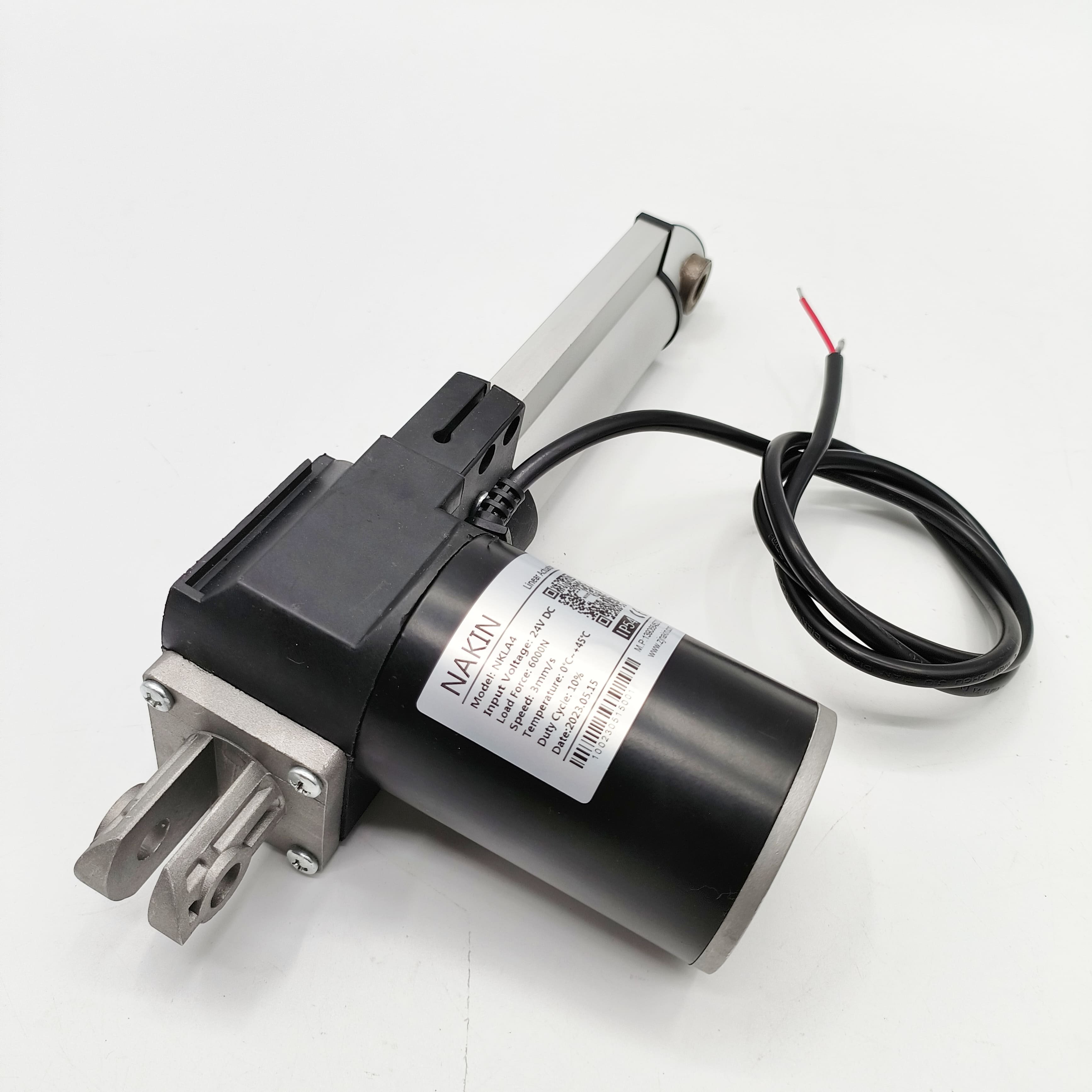 DC 12V U-Type Linear Actuator Electric Motor Car Max Lift Stroke 6000N Electric Push Rod Fixed