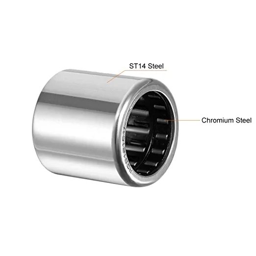 Three Cages RCB121616 Drawn Cup Clutch One Way Needle Roller Bearing Auto Clutch Roller Bearing RCB-121616