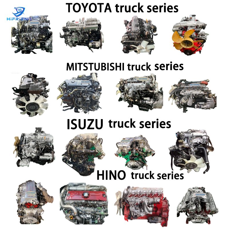 Original Genuine Engine Assembly for Hiace Van Truck 2CT Used Diesel Auto Parts Band Motor For Sale