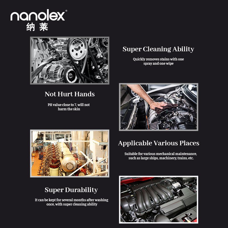 Nanolex 102 Car Care Products Liquid Clean Engine Car Engine Cleaning Agent Auto Motor Engine Cleaner Spray Free Samples