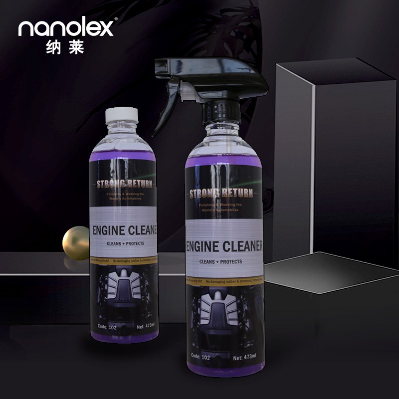 Nanolex 102 Car Care Products Liquid Clean Engine Car Engine Cleaning Agent Auto Motor Engine Cleaner Spray Free Samples