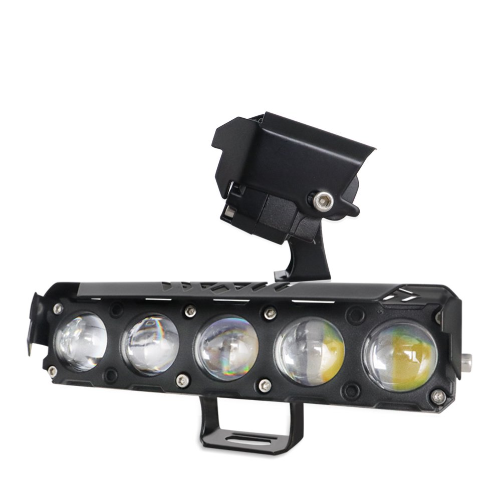 JHS 5 Eyes LED Lights Car Motorcycle Spotlights 5smd 38w 9-80V Led Work Light bar 3570chip Fog Light Motorcycle Car Accessories