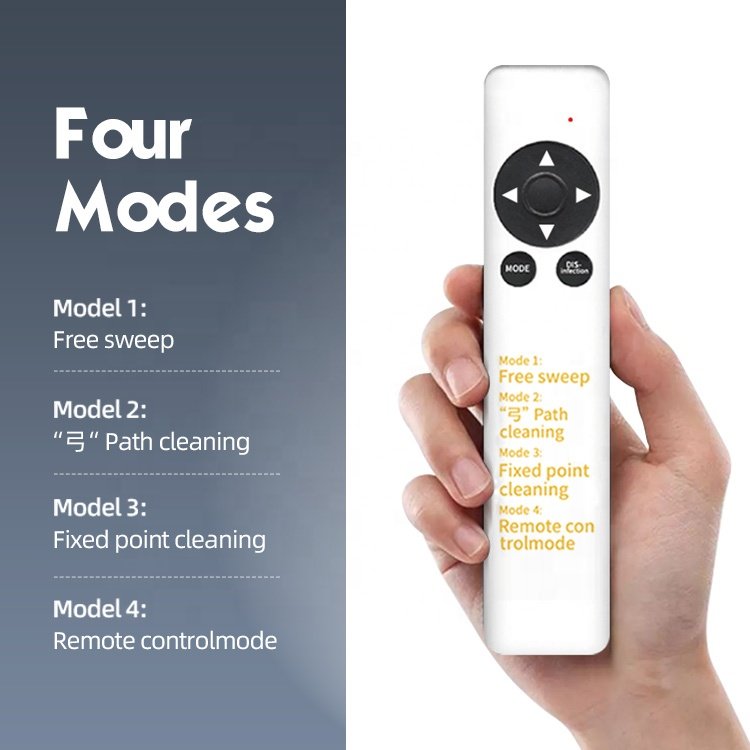China Household 4 in 1 Uv Wet Dry Cleaning Vaccum Robot Remote Control Usb Rechargeable Smart Auto Vacuum Cleaner