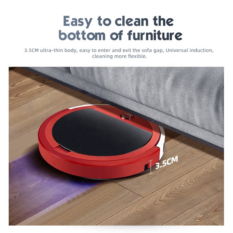 China Household 4 in 1 Uv Wet Dry Cleaning Vaccum Robot Remote Control Usb Rechargeable Smart Auto Vacuum Cleaner
