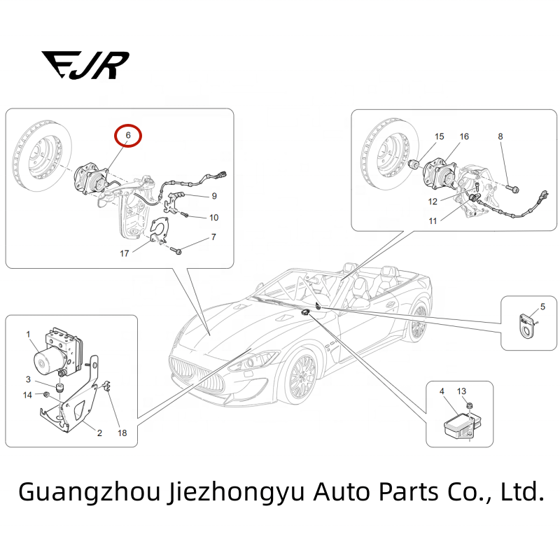 197118 Wheel Bearing Assembly for GranCabrio GranTurismo Quattroporte