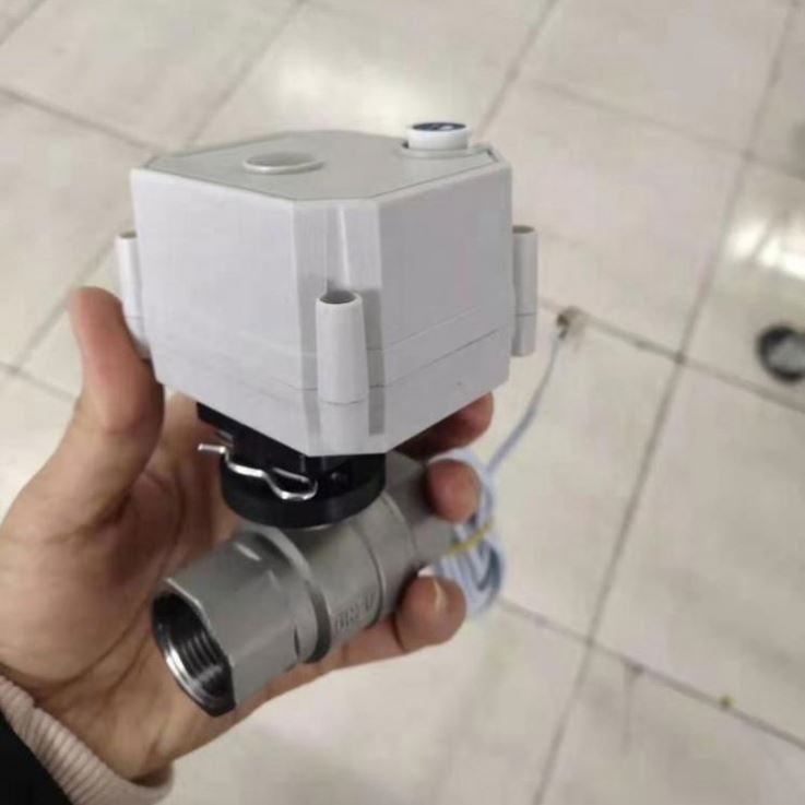 1/2" 1" 12v 24v 220v Ball Valve with Electric Actuator Motorized Auto Return Ball Valve