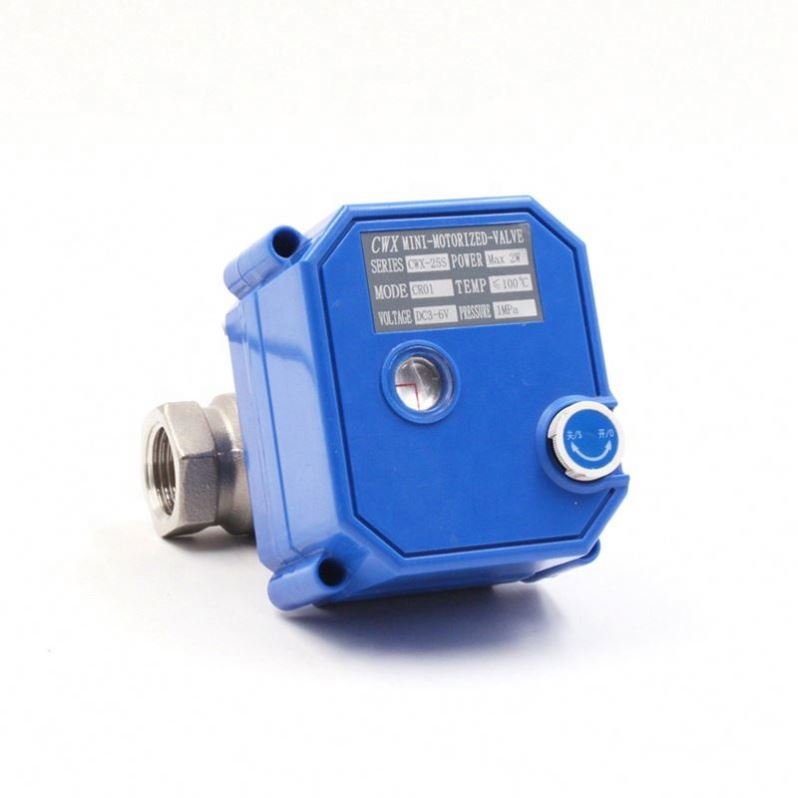 1/2" 1" 12v 24v 220v Ball Valve with Electric Actuator Motorized Auto Return Ball Valve