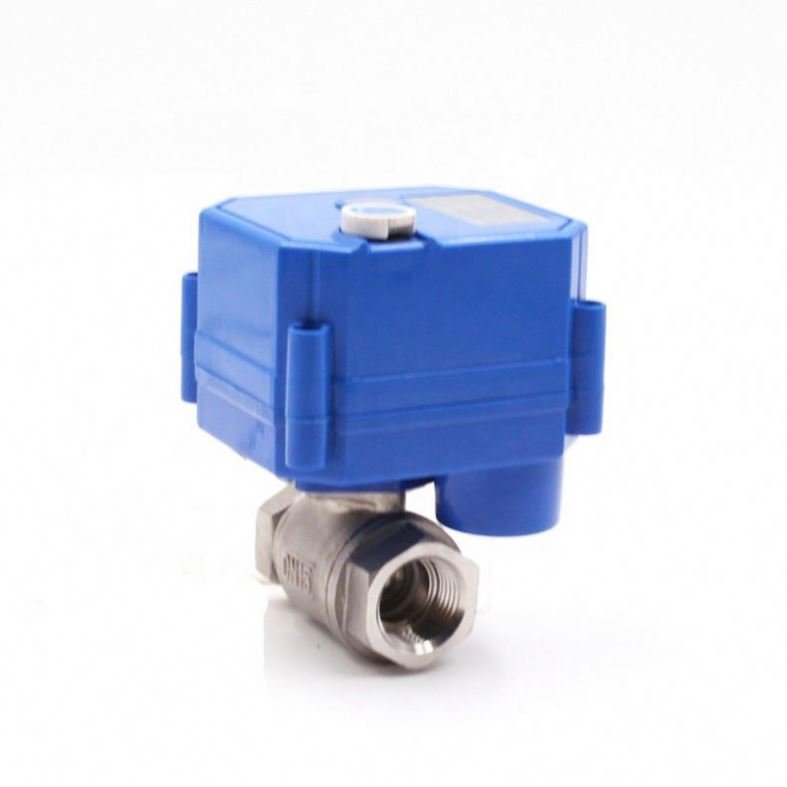 1/2" 1" 12v 24v 220v Ball Valve with Electric Actuator Motorized Auto Return Ball Valve