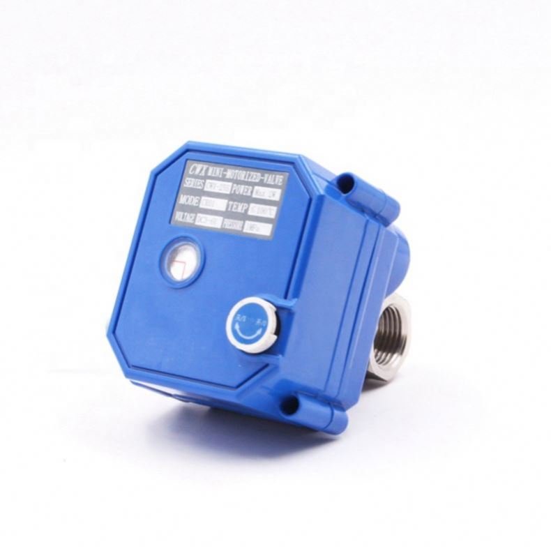 1/2" 1" 12v 24v 220v Ball Valve with Electric Actuator Motorized Auto Return Ball Valve