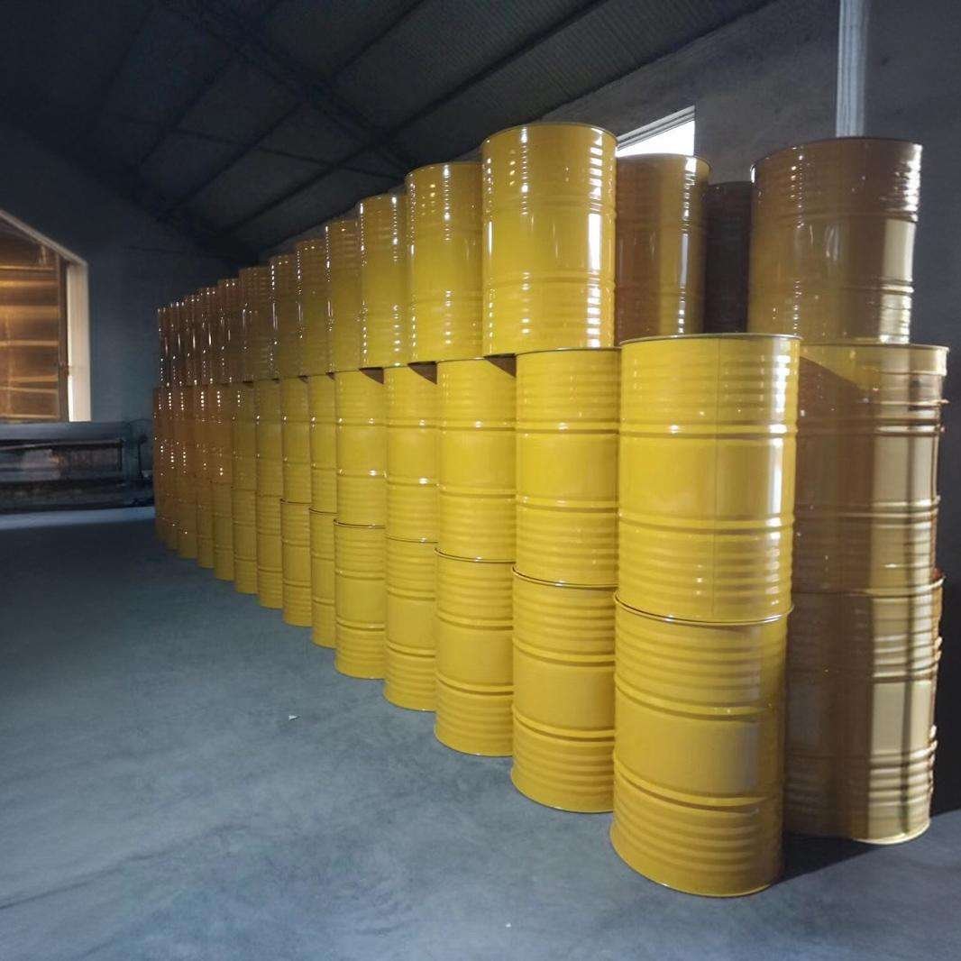 Empty Steel Barrel 200 L/55-gallon Oil Drums Double Ring Blue Green Black Yellow Reiron