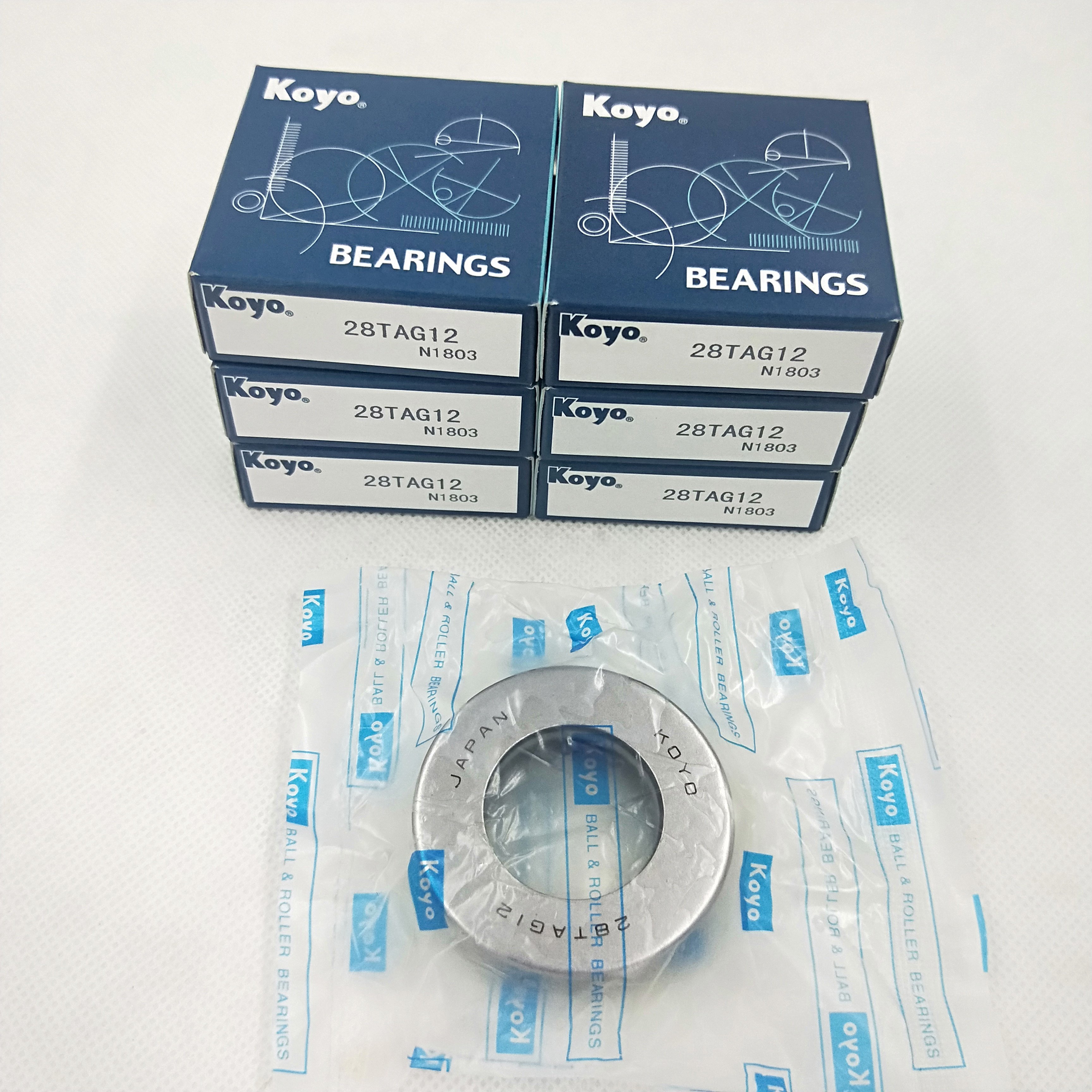 KOYO Clutch Bearing with Hood Housing 28TAG12 28*51.7*16 mm 25TAG12 26TAG12 30TAG12 32TAG12 45TAG12 Flat Surface Auto Bearing