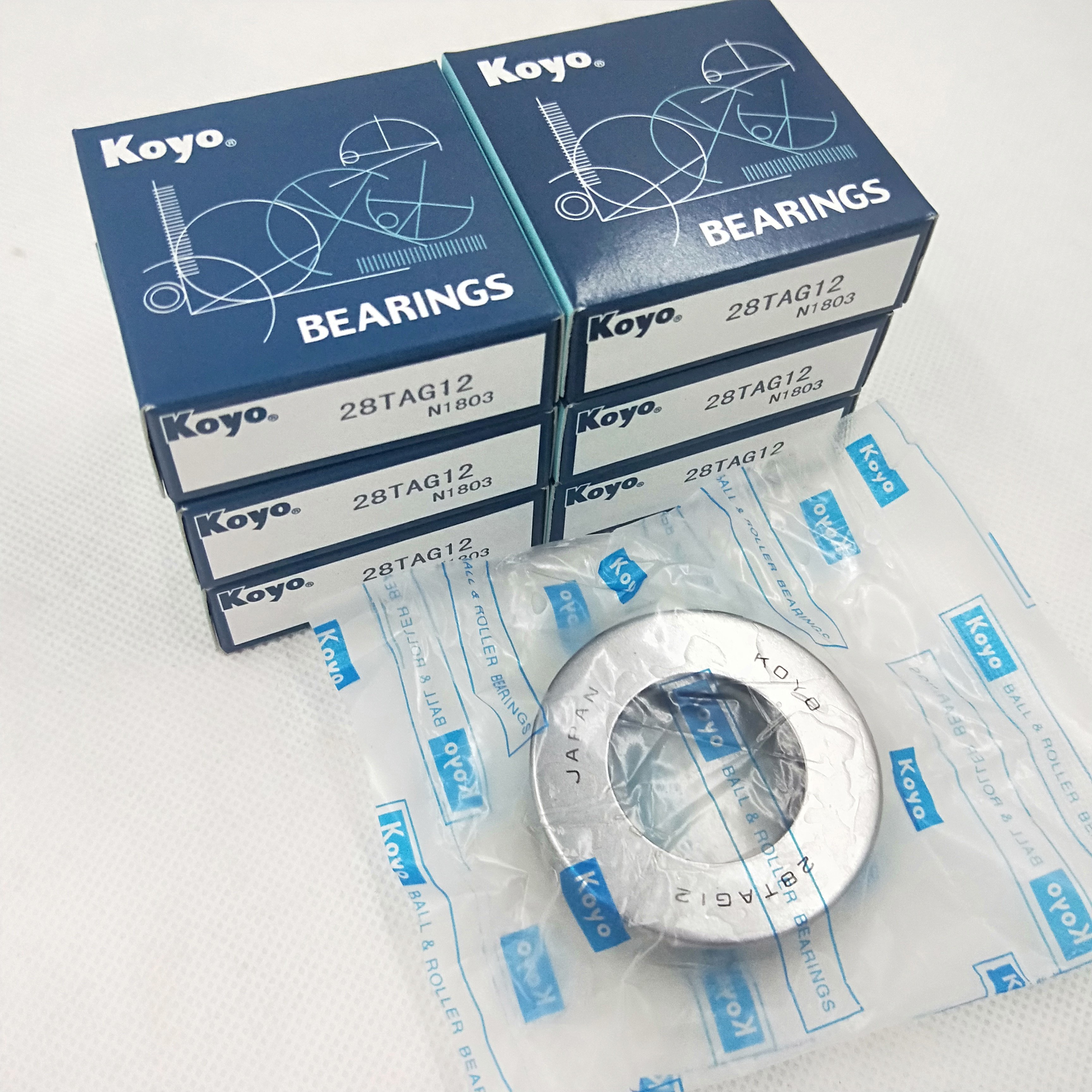KOYO Clutch Bearing with Hood Housing 28TAG12 28*51.7*16 mm 25TAG12 26TAG12 30TAG12 32TAG12 45TAG12 Flat Surface Auto Bearing