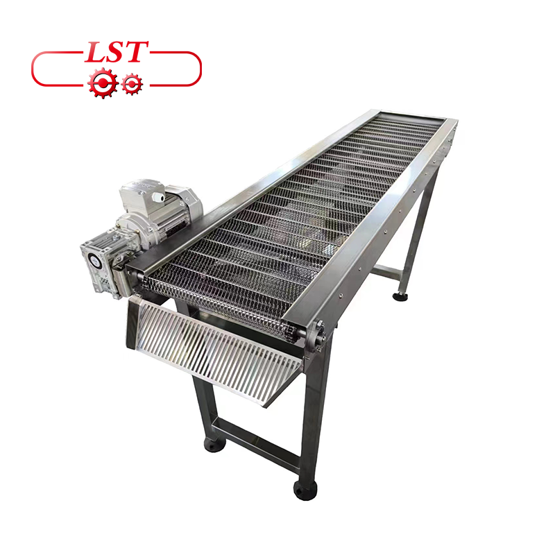 LST Automatic Chocolate Enrobing and Arranging Machine Customize Food Grade Conveyors to Connect with Auto Lines