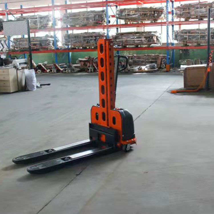 Runtx 500Kg 1000kg Van Self -Loading Semi Electric Stacker Portable Auto Lift Self Loading Pallet Forklift with Lithium Battery