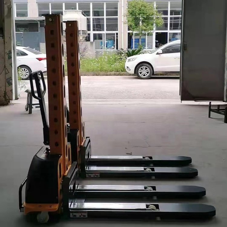 Runtx 500Kg 1000kg Van Self -Loading Semi Electric Stacker Portable Auto Lift Self Loading Pallet Forklift with Lithium Battery