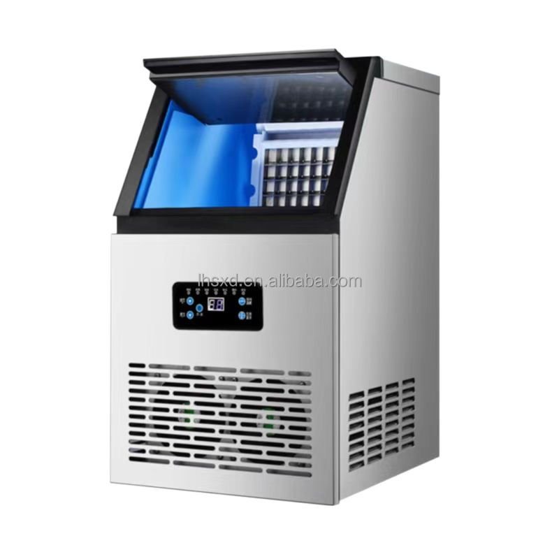 Commercial Ice Maker Large Medium and Small Milk Tea Shops Full-automatic square Ice Machine