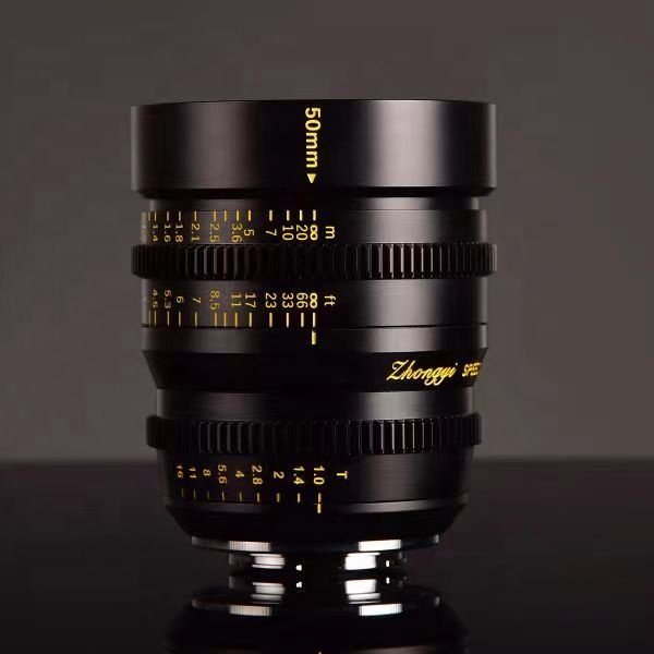M43 Series Movie Lens Set 50mmT1.0/35mmT1.0/25mmT1.0/17mmT1.0 Developed by ZhongYi Optics
