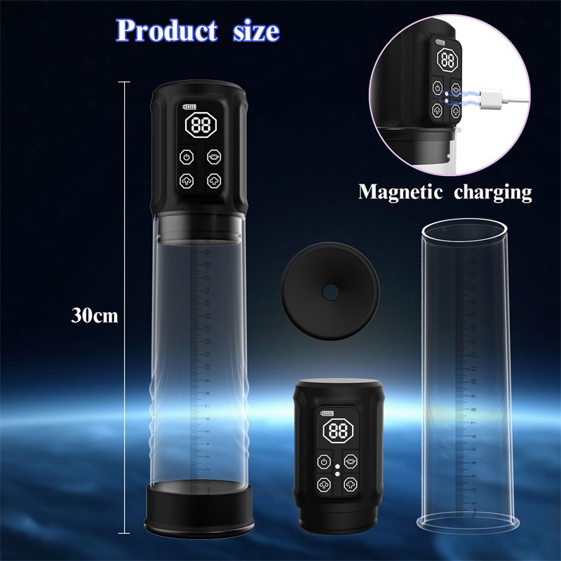 Adult Sex Toys Dick Enlarger for Men Erection, 3 in 1 Men's Air Water Extender Automatic Male Masturbator Electric Penis Pump