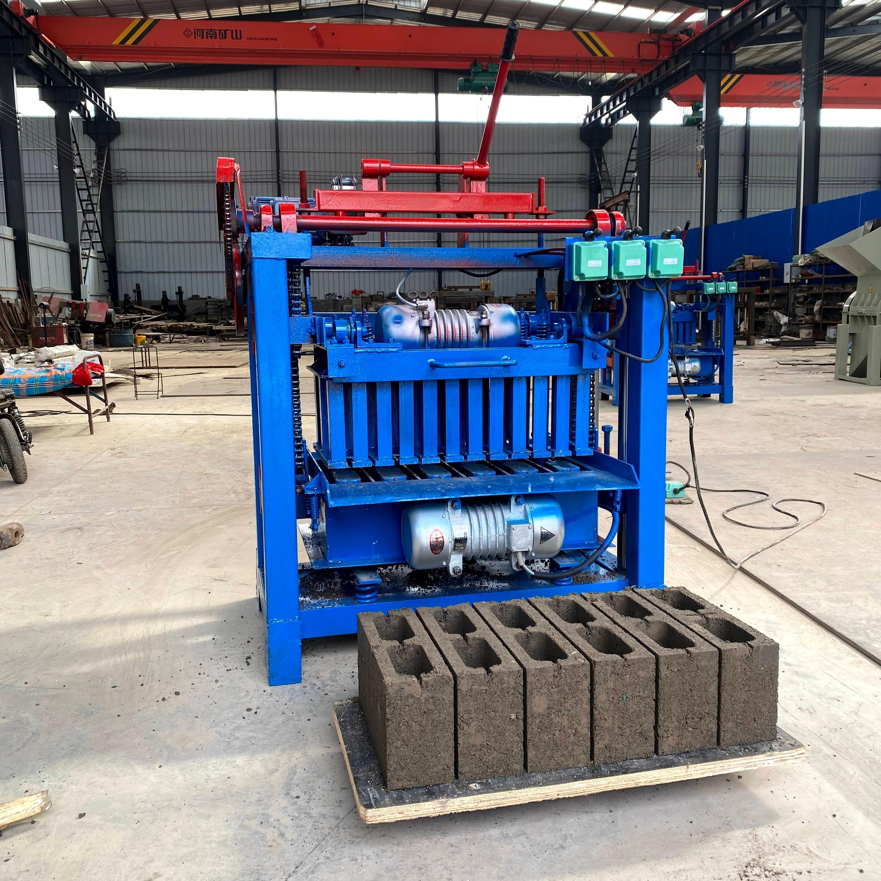 Mobile Block Making Machine Cement Machine who Make Vibrate Block Auto Brick Block Making Machined