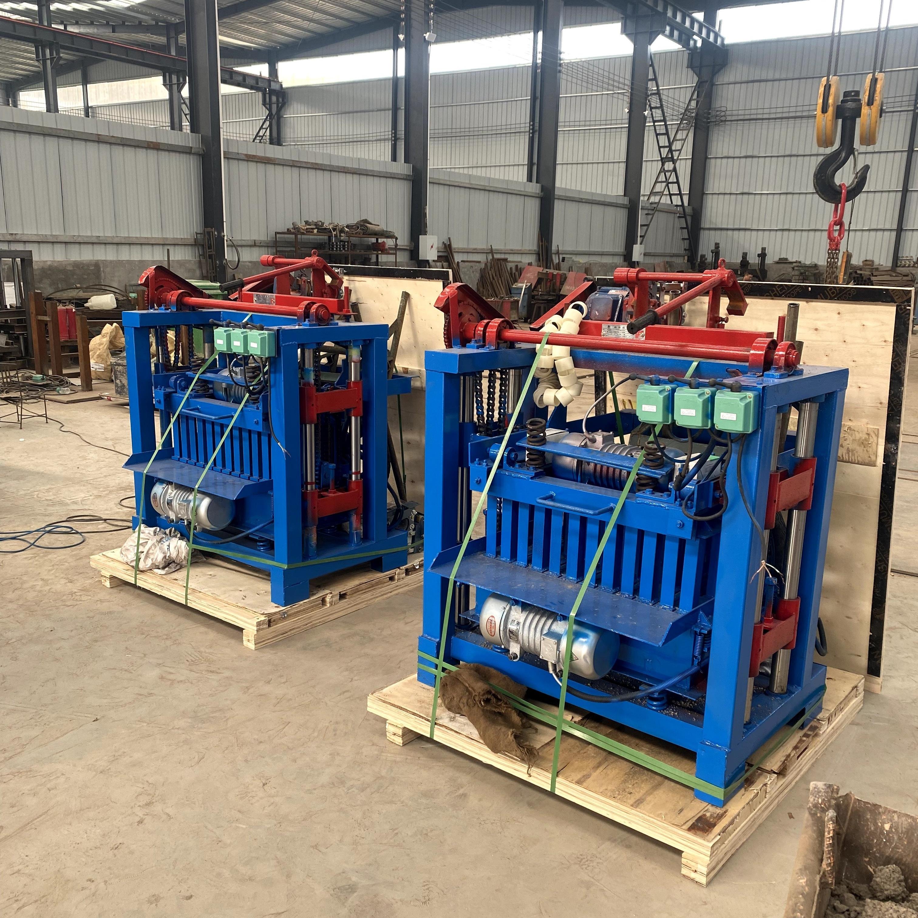 Mobile Block Making Machine Cement Machine who Make Vibrate Block Auto Brick Block Making Machined