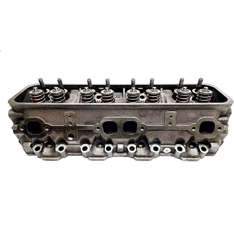 GM350 5.7 SBC V8 Complete Cast Iron Cylinder Head for GMC CHEVROLET MOTOR GM350-906 New Condition