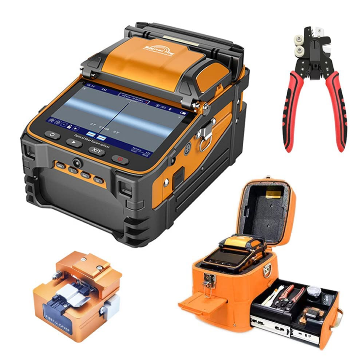 China Wholesale Fiber Optic Network Equipment 6 Motors Auto Focus AI-9 Splicer Cheap Fiber Optical Fusion Splicer Ai9