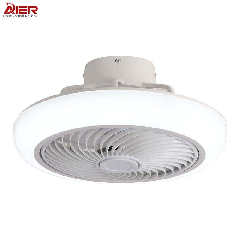 AIER Best Modern Bedroom Home Living Room 18" Led Lamp Ceiling Fan With Light and Remote Control