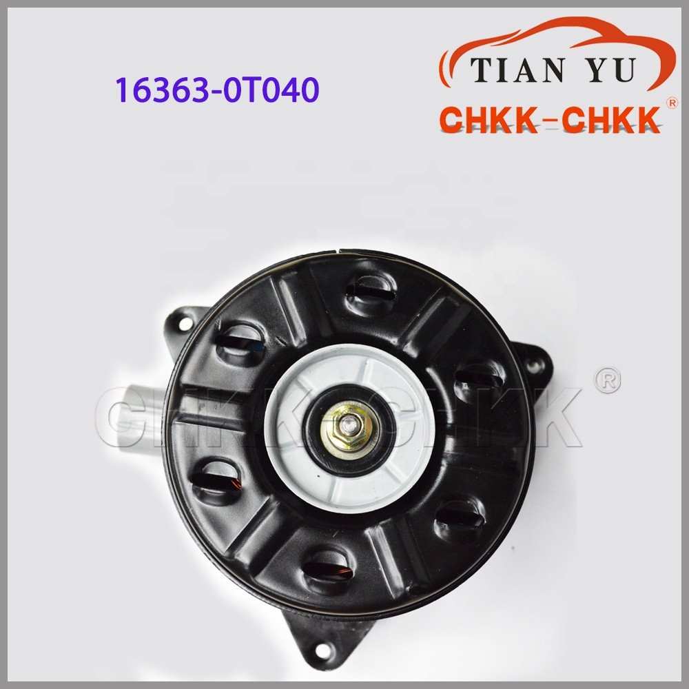 Best Quality Cooling Fan Motor Assembly 16363-0T040 for TOYOTA YARIS Fan Motor for TOYOTA VIOS