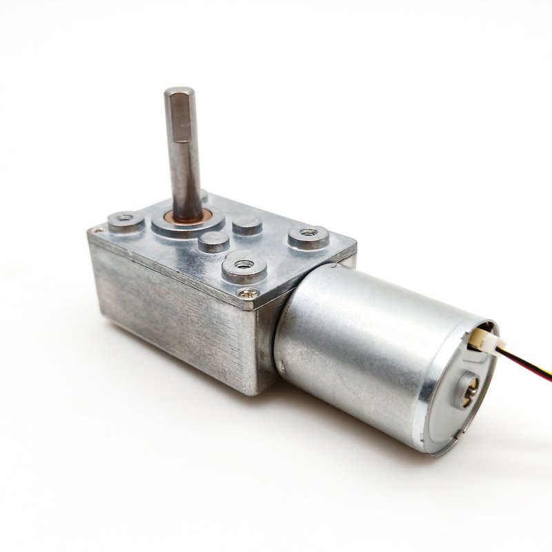 Right Angle 24v High Torque Electric Worm Geared Brushless Motor 12v Dc Motor