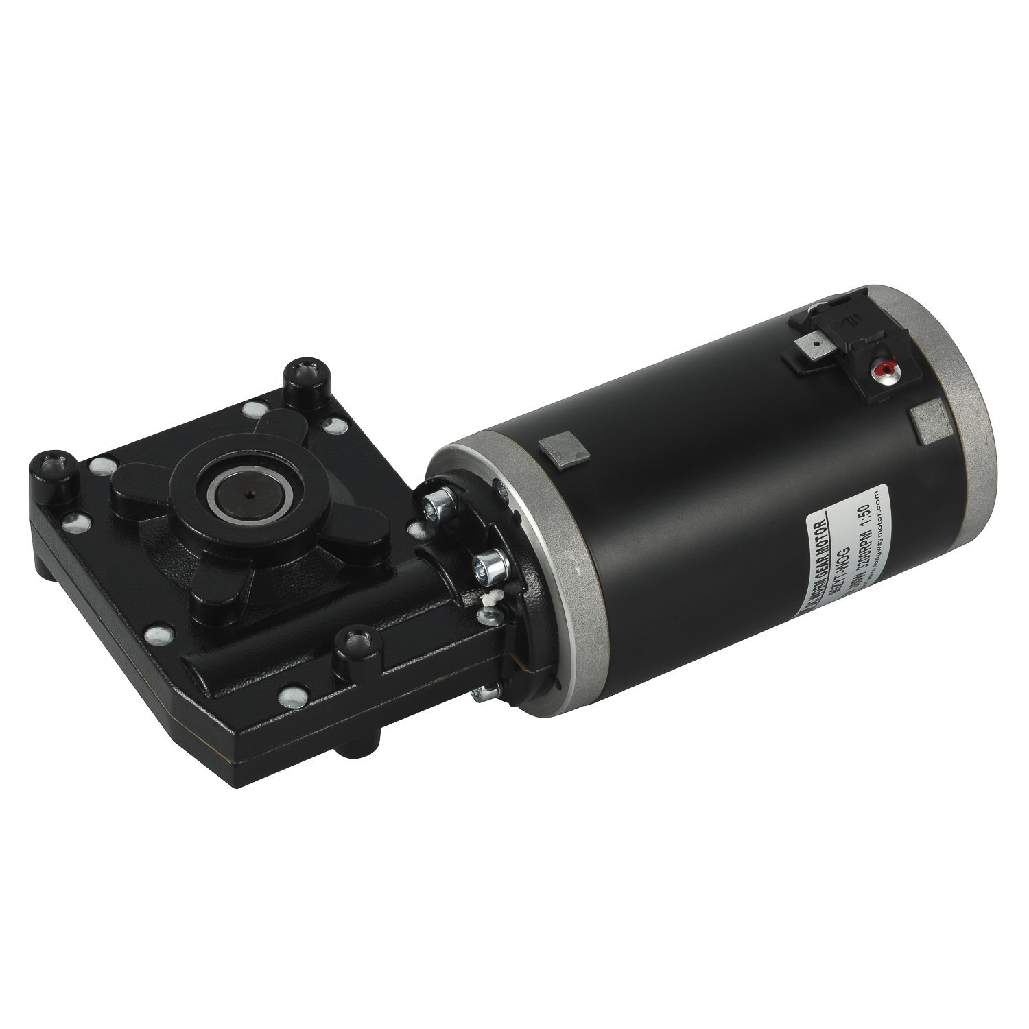 73mm 90 Degree Angle 24V 12V DC High Torque Worm Gear Motor for Garage Door