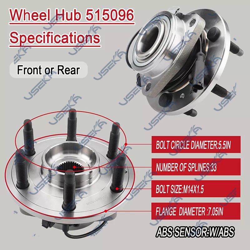 Auto Car Wheel Hub Bearing Hub Bearing Front Wheel 515096 for Cadillac Escalade Chevy Avalanche Silverado 1500