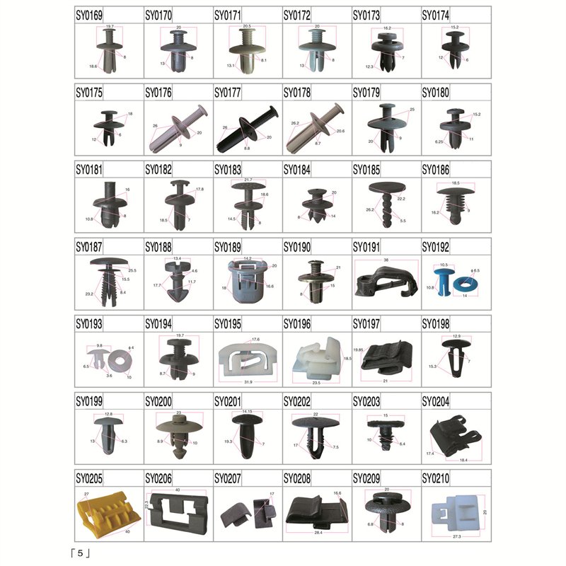 Factory Supply Top Quality Car Interior Panel Fixing Clip Plastic Fastener Auto Clips General Motors