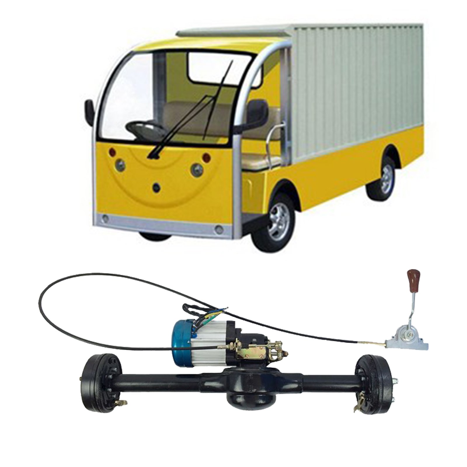 Electric Rickshaw Tricycle Motor 1kw 1.2kw 1.5kw 48V 72V Electric E Rickshaw Tricycle Car Motor Conversion Kit