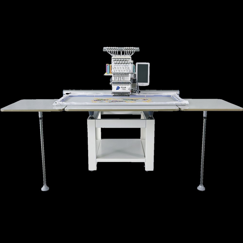 FUJA Automatic Single Head 12 Needles Flat Brother Computerized Embroidery Sewing Machine