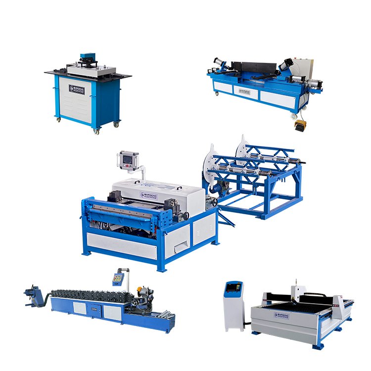 BYFO Sheet Metal air Duct Machine for Installations Metal Sheet Duct Auto Making Machine Hvac Duct Making Machine