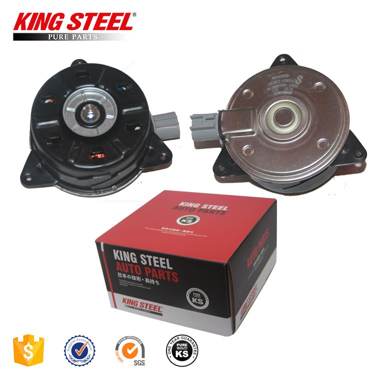 KINGSTEEL OEM 16363-0M010 163630M010 Car Cooling Radiator Fan Motor for TOYOTA ETIOS VIOS COROLLA ZZE121CAMRY ASV50