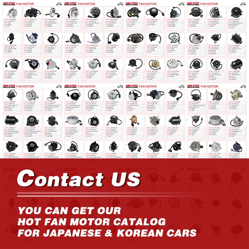 KINGSTEEL OEM 16363-0M010 163630M010 Car Cooling Radiator Fan Motor for TOYOTA ETIOS VIOS COROLLA ZZE121CAMRY ASV50