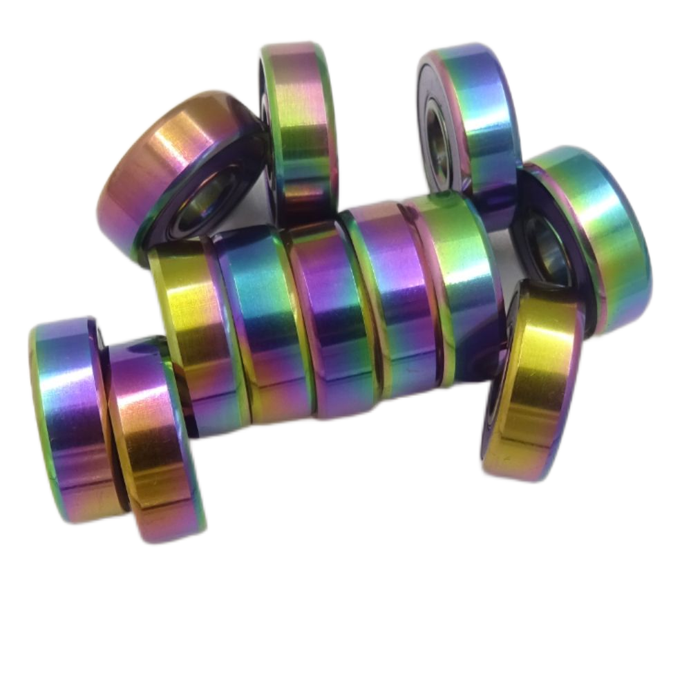 Hot Selling Deep Groove Ball Bearing 608zz 608 Abec-7 Abec-9 Skate Board Bearing Colorful Skateboard Bearing 608RS Size 8x22x7mm