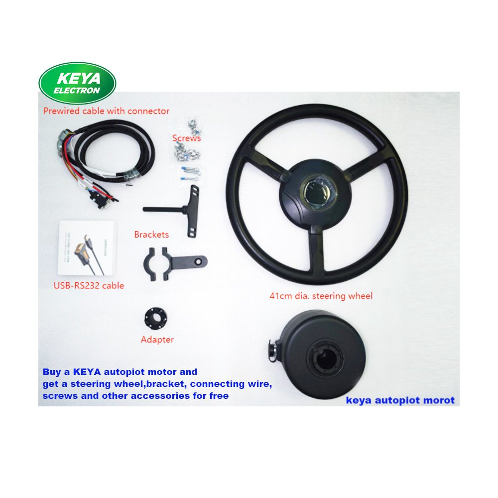 Keya Factory Autopilot Motor 7n.m 50w Auto Steering Wheel Motor for Precision Agriculture