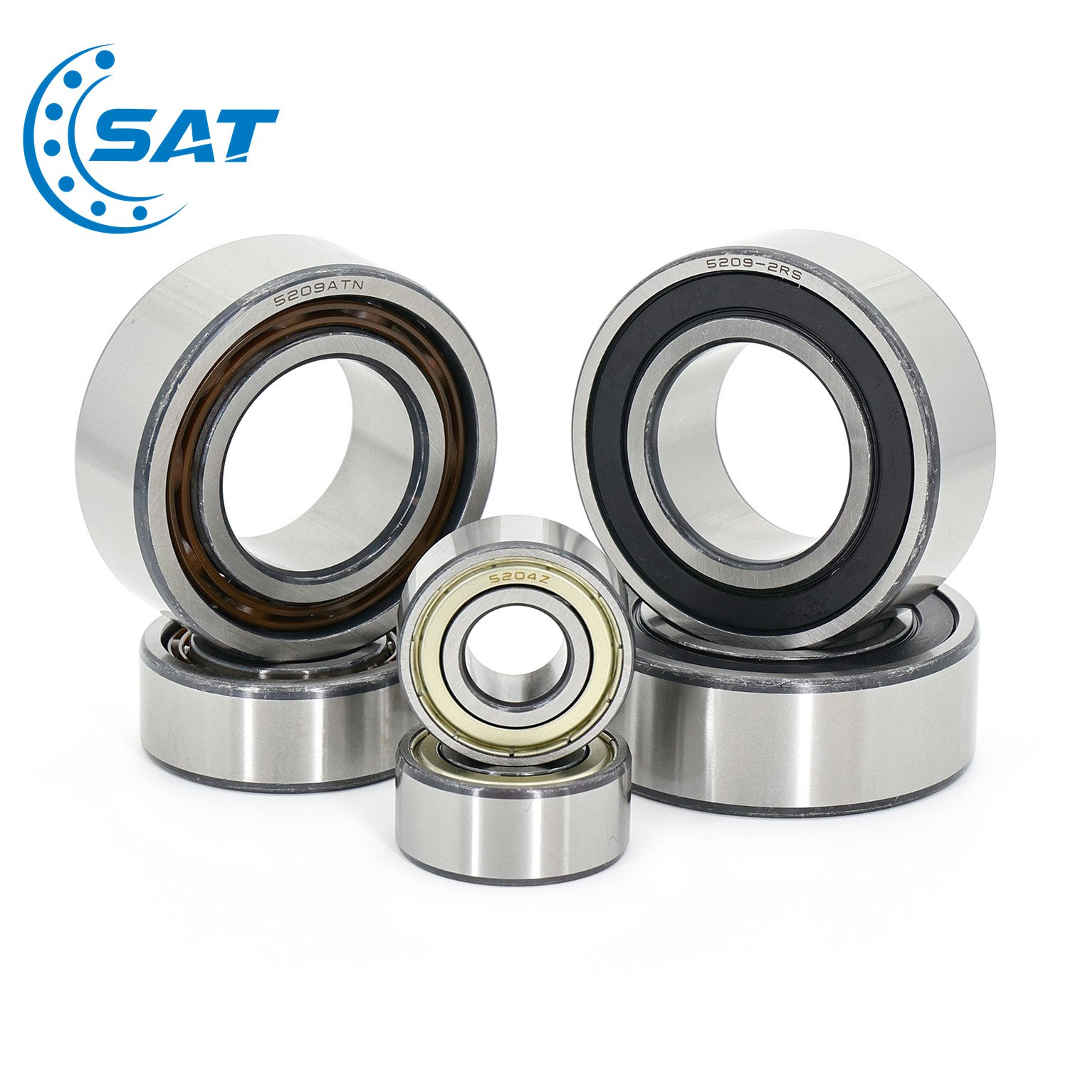 Auto Bearing Motorcycle Parts Double Row Angular Contact Ball Deep Groove Ball Bearing 5316-2z 5317 5317-2RS 5318 5318-2z