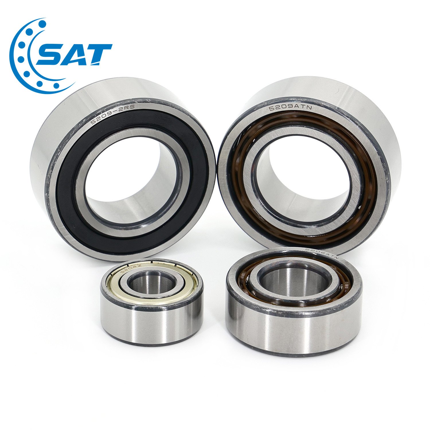Auto Bearing Motorcycle Parts Double Row Angular Contact Ball Deep Groove Ball Bearing 5316-2z 5317 5317-2RS 5318 5318-2z