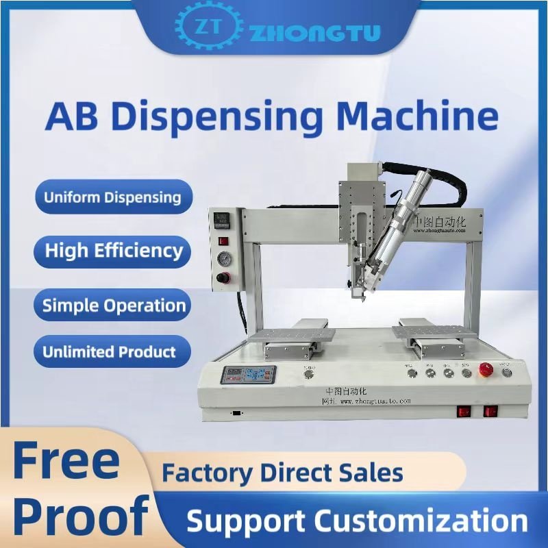 Desktop Automatic AB Glue Dispensing Machine Glue Dispenser Robot Auto Liquid Dispensing Machine