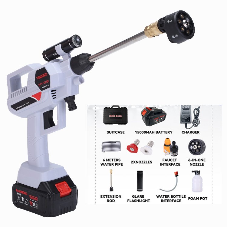 Manual Car Washer with BLDC Motor Auto Motorcycle Washing Equipment for Maintenance and Care