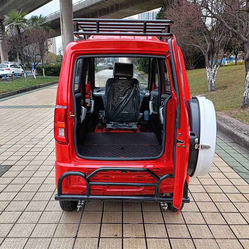 Enclosed Chinese Three Wheel Two Seater Gasoline Tricycle Handicapped Tricycle