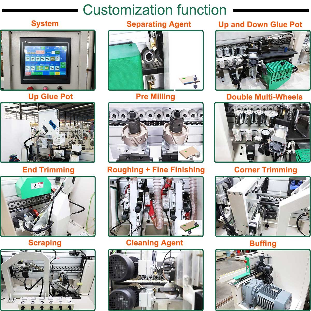 Wood Furniture Auto Edge Banding Machine Pvc Mdf Automatic Edge Bander Machine for Cabinet